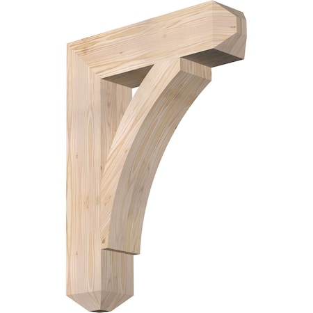Ekena Millwork Thorton Craftsman Smooth Bracket, Douglas Fir, 5 1/2"W x 24"D x 32"H BKT06X24X32THR04SDF